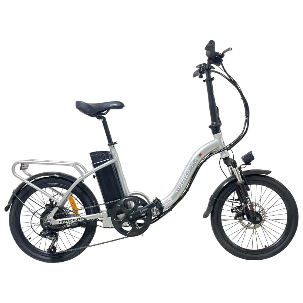 Электровелосипед Volteco FLEX серебристый 5
