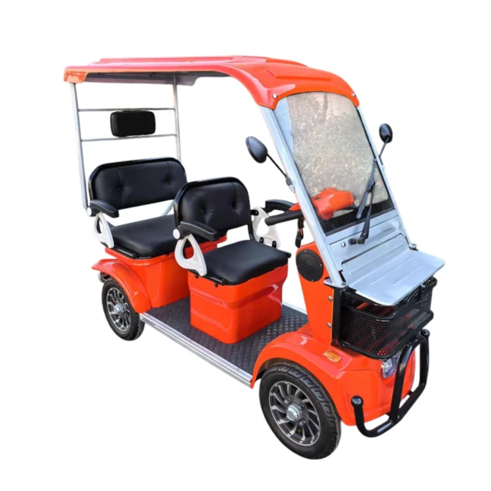 Гольфкар GreenCamel Сонора A3 ECO (3 seats 1000W R8) Оранжевый